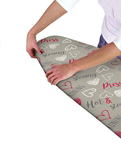 120x40cm Ironing Board Cover Elasticated Heat Reflective Thick 2 Layer | Heat reflective double-layer padding speeds ironing. Elasticated fit for 120x40cm boards. Thick, durable & crease resistant.