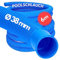 6 mètres Kalitec tuyau de piscine 38mm, bleu I Tuyau de piscine 38 mm I Tuyau pour pompe de piscine I Made in Germany I Résistant au chlore I Indéformable I Résistant au passage