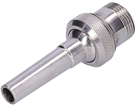 Yctze Buse de Fontaine à Eau G1 Filetage Mâle 32mm Tête d'arrosage de Bassin à Jet Multidirectionnel Haute Puissance 304 Matériaux en Acier Lang Pond Multi Fountain G1 Sprinkler 32mm