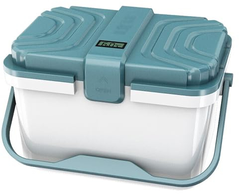 Mini-Kühlbox,Eisbox,6L,Halten Kalt Für 24 Stunden,Tragbar,Mit Tragegriff,Mit Temperaturanzeige,Geeignet Für Camping,Angeln,Auto,34×28×21cm