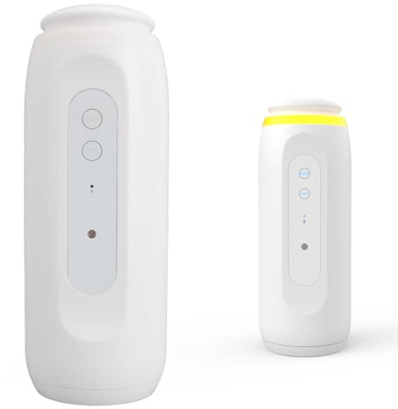 Plug in Duftdiffusor, Bis zu 100 m³, Fluid Luftzerstäubung, Plug in Diffusor, BT APP Steuerung, Elektrischer Wandstecker Aromadiffusor mit Lichtempfindlichem Nachtlicht