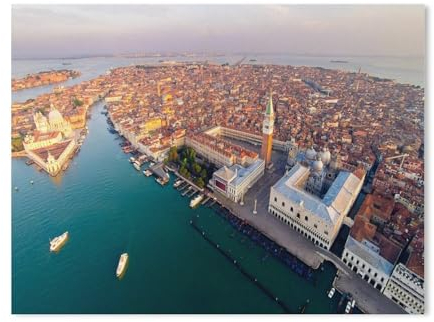 BEAYODKP nach Zahlen für Erwachsene,Bezauberndes Venedig mit Markusplatz,DIY Ölgemälde Kits Malen nach Zahlen Zeichnen auf Leinwand Kunst Wohnkultur Geschenke（20x30cm） 7.8x11.8 Zoll-708