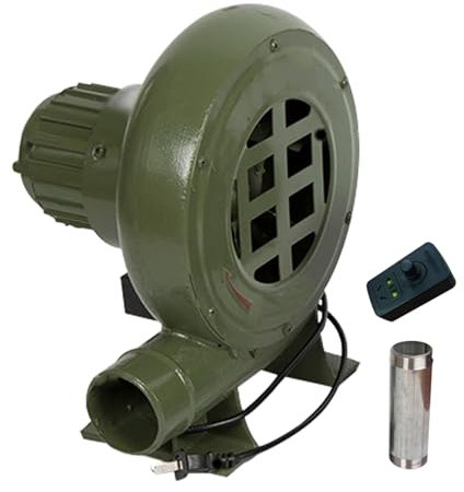 YZWZZXC Soffiatore Barbecue, Soffiatore Aspiratore, Soffiatore Elettrico 110 V-220 V, con Condotto Portatile, per Utensili da Cucina per Caminetti, Campeggio All'aperto(33cm/13in)