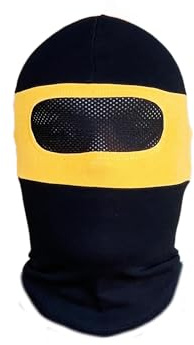 PGWEAR Sturmhaube NET (DE/NL/SE/PL, Alphanumerisch, Einheitsgröße, Gelb/Schwarz)