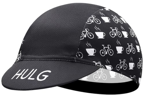 HULG Casquette de Cyclisme,Bonnet sous Casque de vélo,Chapeau de vélo d'été léger,Doublage du Casque de vélo, Absorption et Transpiration d'humidité respiratoires et Rapides (Style-02)