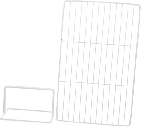 Separador de Frigorífico de Hierro Blanco para Congelador, 1 Pieza | Organización y Clasificación de Almacenamiento, Instalación Sencilla, Uso Versátil, Cocinas Domésticas y Comerciales