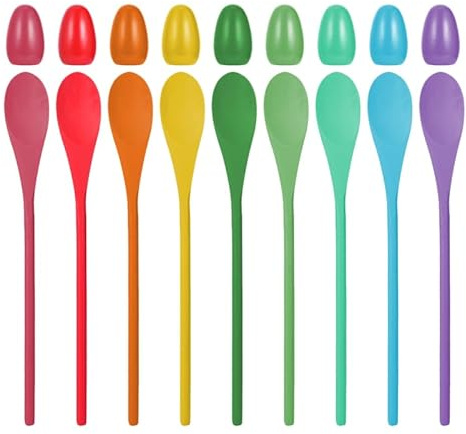 Beaupretty 9 Sets Egg and Spoon Race Game Kit for Adults Fun Outdoor Party Games for Birthdays and Family Gatherings Easy to Carry Random Color