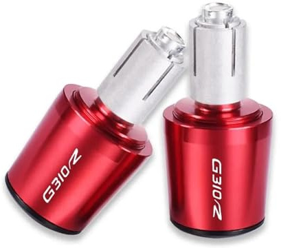 motocicleta Tapones Para Manillar De Motocicleta CNC, Accesorios Para BMW G310R extremo del mango(Red)