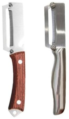 Genérico Pelador De Frutas Y Verduras, 2 Piezas Pelador Verduras Multifuncional In Acero Inoxidable, Con Mango De Madera & Abrebotellas, Vegetable Peeler Para Patatas Caña De Azúcar