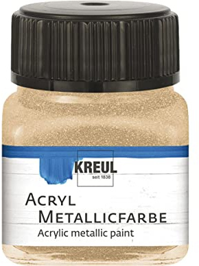 Kreul 20 ml akrylfärg färg färg metallisk konstfärg akrylfärger konstnär champagne