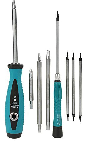 Juego de destornilladores de 10 unidades, multi función ranura magnética cruz estrella destornillador herramienta de mano electrodomésticos reparación