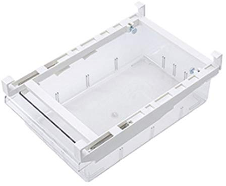 BesDirect Kühlschrank Schubladen Organizer, Aufbewahrungsbox für Kühlschrank, Gefrierschrank Organizer Behälter, Regalhalter für Obst, Gemüse, Ei (1 Gitter)
