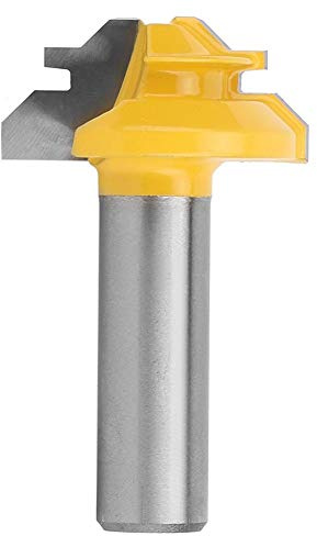 45-Grad-Gehrungsfräser Fräser Bit Hartmetall 1/2 Zoll Schaft Joint Fräser Fräser Fräser Holzbearbeitungs-Schneidwerkzeug (12x1-3/8 45 Degree Router Bit)