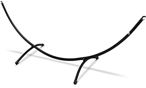 AMANKA 300x100 Hängemattengestell Outdoor bis 120kg - Wetterfester Metall Ständer Hängematte Gestell Outdoor Schaukelliege - Gestell für Hängematte Schwungliege - Hängematten Gestell Stabhängematte