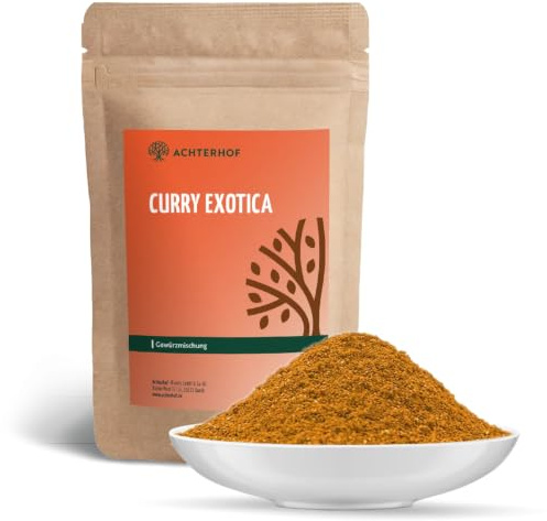 Curry Exotica Gewürzmischung 250g | exotische Curry-Gewürzmischung| mit Kurkuma, Paprika, Koriander, Ingwer, Chili & mehr | vom Achterhof