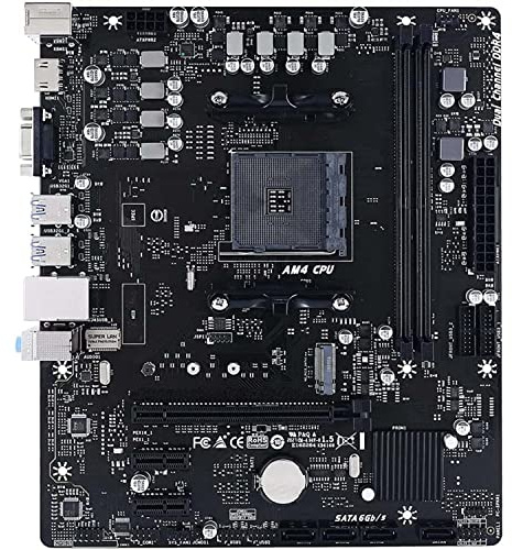 SIMPLETEK – Carte mère Micro-ATX Socket AM4 AMD B550 | RYZEN 3 5 7 9 MAX 64 Go | 1 slot M.2 PCIE 3.0 | DDR4