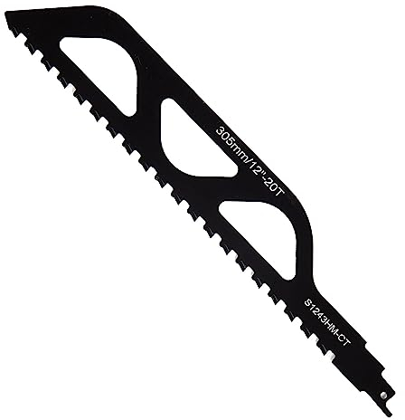 LAIWOO Säbelsägeblätter Stein, Hartmetallstahl Sägeblätter, Ytong Sägeblatt, Ziegelsäge Säbelsäge für Porenbeton, Beton, Einhell, Dewalt, Bosch (305mm)