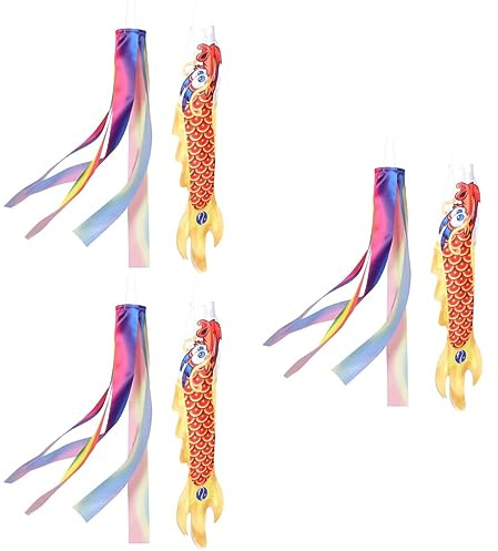 Yardwe 3sets Outdoor Dragon Windsock Pendant Decorations Hanging Windsock for Garden Party Party Decoration
