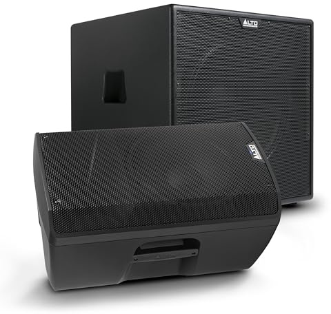 ALTO Pack Enceinte de Sonorisation Active et Subwoofer TX415 et TX18S pour Performances Live, Événements, Karaoké, Sonorisation, Présentations