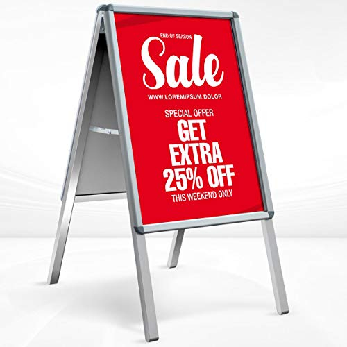 Plakatständer beidseitiger Kundenstopper Aufsteller Gehwegaufsteller Werbetafel DIN A1