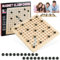 OSDUE 20 Pcs Magnetisches Schachspiel, Tisch Magnetspiel, Schach-Set, Magnetisches Stein-Brettspiel, Kampfschach Mit Magnetisch, Magnetisches Steine, Magnet Schachbrett aus Holz für Familien und Party