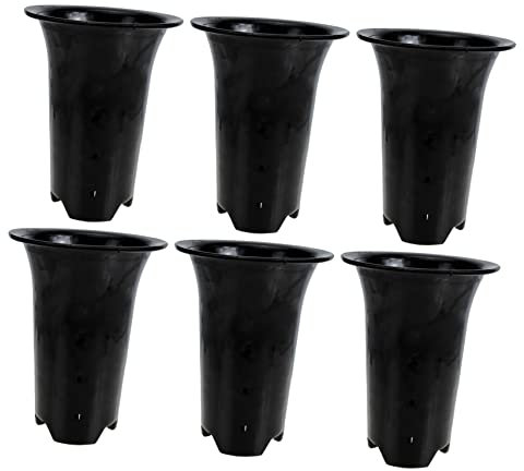 BESPORTBLE 6piezas De Plástico para De Altas y Transpirables Orificios De Drenaje para Cactus y De Interior Diseño Ventilado y Práctico