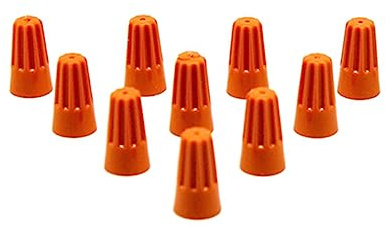 iplusmile 100pezzi Connettori Elettrici Vite Terminali Cappuccio Chiuso Impermeabili Morsetti Reversibili Per Cablaggio Elettrico Arancione