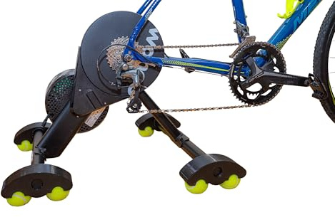Rocker Feet/Tennis Ball Mod für Wahoo Kickr Core Smart Trainer (4 adapts + 8 Tennis Balls)