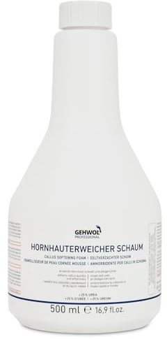 Callus Softener with Diffuser – 500ml Professional Solution for Corns, Calluses & Hard Skin – Paraben-Free, Vegan Solution for Safe Podiatry Use and At-Home Foot Care