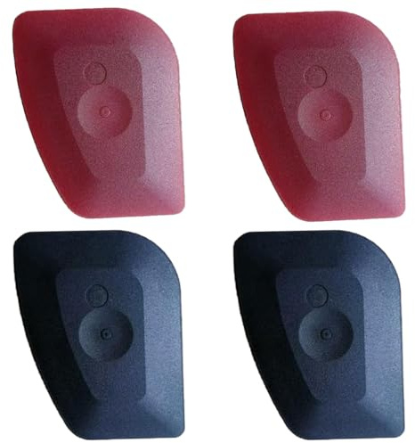 YFTRFR 4 Piezas Raspador, Bordes Afilados Masa Cortador Plástico Flexible para Cortar Pasteles, Repostería, Lava las Ollas, los Tazones y los Platos, Pizza, Hornear, Crepes(2 Color)