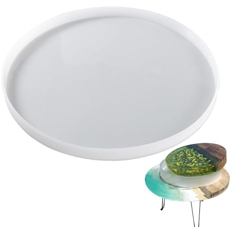 rotondi in resina, grandi strumenti per colata in silicone, stampo da tavolo fai da te, tagliere per salumi epossidici, decorazione per la casa, forniture artigianali, accessorio creativo