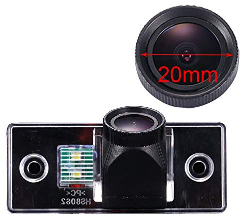 Neues Objektiv 170° Super Weitwinkel HD Farbe wasserdichte Nachtsicht Auto Rückfahrkamera für VW Touran Tiguan Touareg Passat Jetta Caddy Golf V T5 Seat Polo Beetle Bora Scirocco Sharan Skoda Fabia