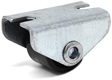 Design61 4x Kastenbockrolle Bettkastenrolle Möbelrolle Möbelrollen 15 x 12 mm mit Kunststoff Rad