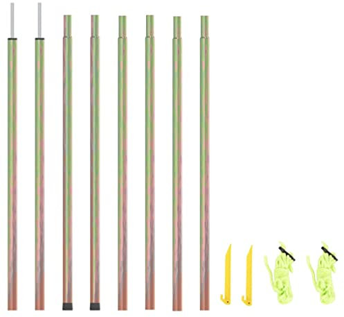 ARKEM Sonnensegel Stangen 2 STK. 250 cm Verzinkter Stahl Sonnensegel Wasserdicht