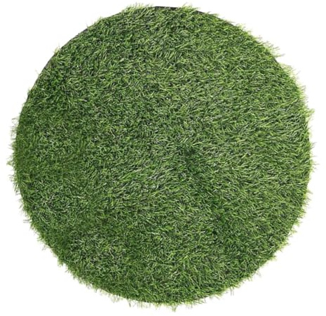 Yardwe Kunstrasen Tischdecke 27.56X27.56X0.98 Zoll – Pflegeleichte Künstliche Gras Matte Für Outdoor Gartendeko Schachtabdeckung Picknick- Und Esszimmertisch Dekoration Ohne Mähen Und Gießen