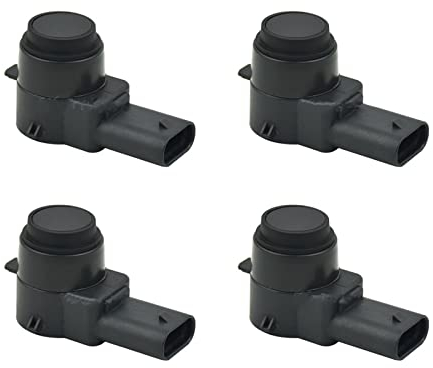 DKPMWD Rückfahrsensor 4 STÜCKE PDC Einparkhilfe Sensor A2125420118 Für Mercedes Für Benz W204 W212 W169 W245 W221 C207 A207 CLS Klasse C250 E350 2125420118 Parken Sensoren(Schwarz)