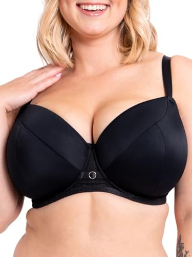 Curvy Kate Daze Padded T-Shirt Balcony Bra Black 38E