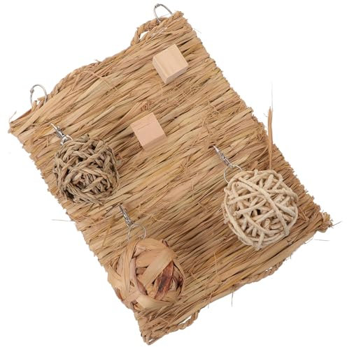 BESPORTBLE Cama para Conejos Esterilla Transpirable para Hámsteres Pequeños Juguete Masticable