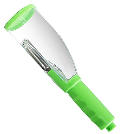 Storage Style Peel Knife, 8 Inch x 2.3 Inch Green Peeler for Vegetables and Fruits (Green)
