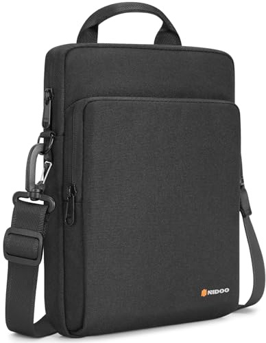 NIDOO 14 Pouces Sac à Bandoulière Sacoche Ordinateur Portable Sac à Main Pochette de Protection pour 14 MacBook Pro M3 / Surface Laptop Studio 2 / ThinkPad L14 T14 T14s P14s / IdeaPad Flex 5 / XPS 14