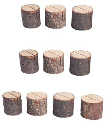 Cabilock 30st Visitenkartenhalter Aus Holz Cliphalter Für Bildnotizen Halter Clips Bild Memo Clip-bild-memo-notiz Tischfotohalter Schwarze Tischnummernhalter Fototafel Nachrichtenclip
