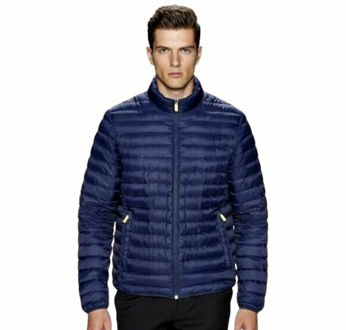 NAVY SAIL GIUBBOTTO UOMO PRIMAVERILE - PIUMINO UOMO LEGGERO ULTRALIGHT - ESTIVO - 60 GRAMMI - GIACCA PRIMAVERILE