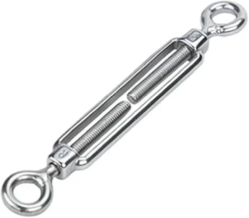 Spannschloss-Drahtspanner, 1 Stück M4 ~ M20 Haken und Haken/O bis O 316 Edelstahl M4 bis M20 Haken und Öse Spannschloss Drahtseilspanner Drahtspanner(M6)