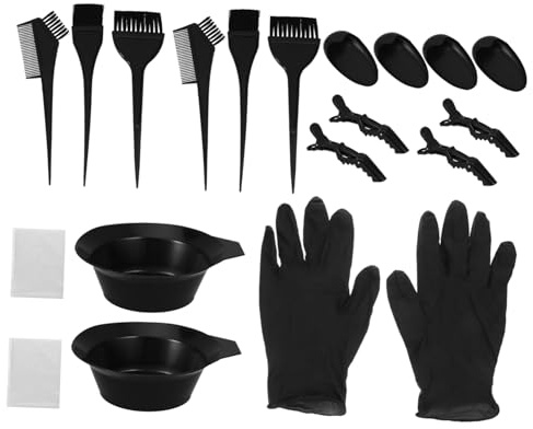 PENIKOKO Teiliges Haarfärbe set Kunststoff Haarfärbepinsel und Schalen Langlebig Praktisches DIY Haarfärbewerkzeug für Zuhause und Salon Einfaches Haartönen kleckerfrei