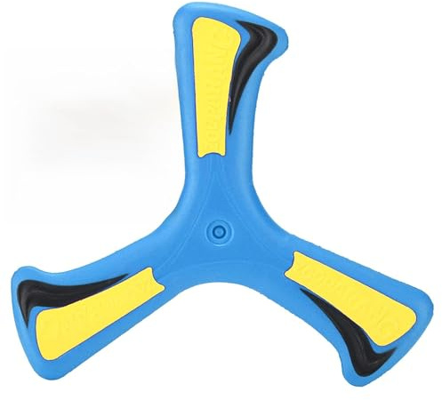 POENVFPO Juguete de Captura de Espuma EVA Suave, Juguete Volador de 3 Cuchillas para Niños Al Aire, con Buen Cojín y Resistencia a los Golpes, para Niños Mayores de 6 Años (Blue)