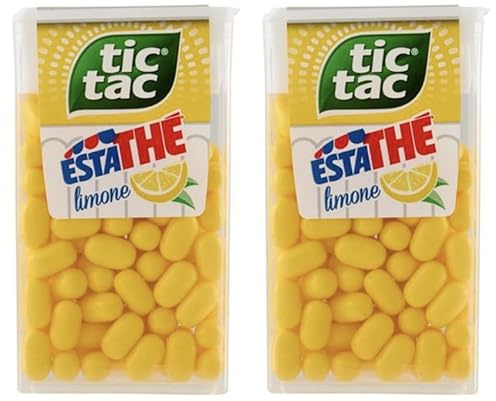2 Confezioni da 50 Grammi di -TicTac X EstaThè al Limone-