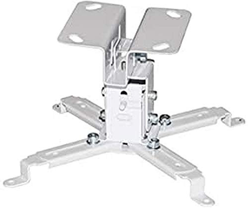 PROVIS Staffa Proiezione Bianca Soffitto Slim Universale da 15CM per videoproiettore