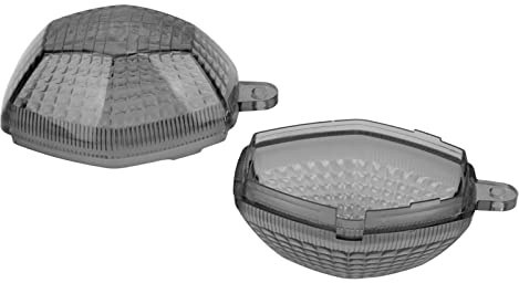 Motorrad-Blinker, Signallichtlinsen-Anzeigelampen-Abdeckungen, Ersatz für GSX 650F 2008-2011 Schwarz 2008-2011 für SV 650 N S 2003-2016 DL V-Strom 2004-2011 (Schwarz)