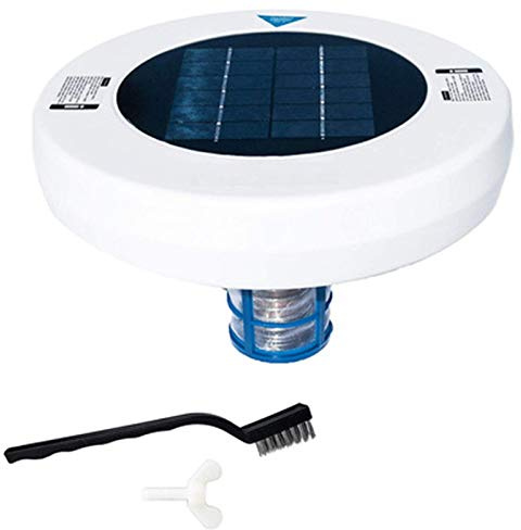 KVSERT Solar-Pool-Ionisator, Kupfer, Silberionen, Schwimmbad-Luftreiniger, Wasserreiniger, tötet Algen, Pool-Ionisator für den Außenbereich,