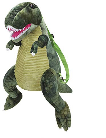 YJZQ Kinderrucksack Dinosaurier Rucksack 3D Dinosaur Plüschrucksack Kindergartenrucksack Niedlich Schultasche Tier-Rucksäcke Reisetaschen für Mädchen Jungen
